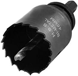 Aexit HSS 6mm serras de broca Drill Bit Pipeline Drilling de 46 mm Diâmetro de orifício de orifício de orifício conjuntos