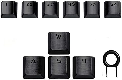 Qupei Metal Keycaps para FPS e MOBA, Kit de chaves de teclado mecânico de OEM 60% CAPS CAPS PARA CHERRY MX MX Teclado