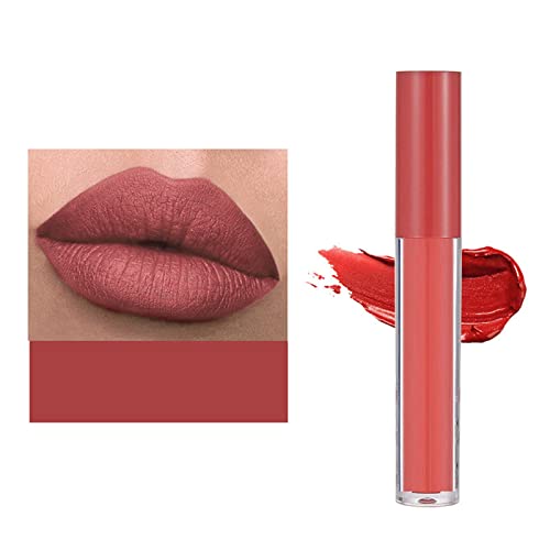 Caixas de embalagem de brilho labial Xiahium rosa clássico clássico à prova d'água d'água duradoura alcance macia alcance lips lips lips lip gloss non bretacky pura altamente pigmentada brilho labial 3ml úmido e brilho labial selvagem