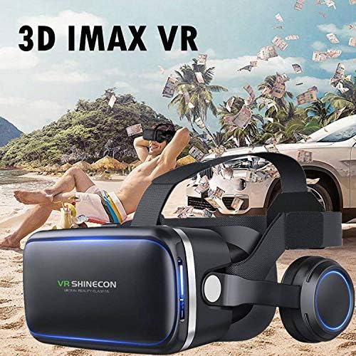 Fone de ouvido em VR, óculos de visualização 3D para 3D de áudio e vídeo, filme e jogo exibem fone de ouvido VR do telefone