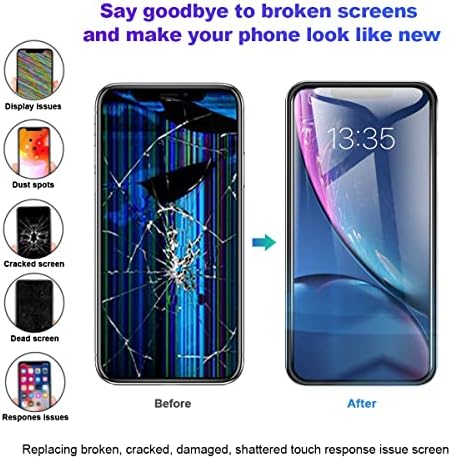Efaithfix para iPhone x Substituição de tela LCD de 5,8 polegadas Conjunto de quadros LCD Digitalizador de tela de toque 3D com kit