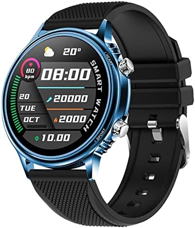 CF81 Smart Watch Men 360x360 Tela tocante IP67 Sport à prova d'água Frequência cardíaca Dial rotativa Smatwatch Mulheres io1