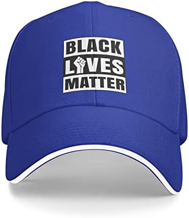 Black Lives Matter Adultos Baseball Cap Woman Snapback Hat Ajusta Men's Golf Cap