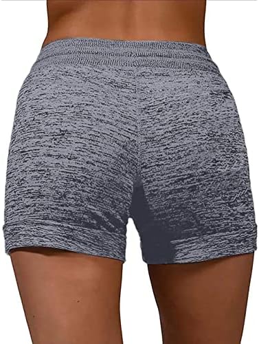 Miashui feminino correndo shorts com bolsos mulheres mulheres secagem rápida shorts esportivos casuais camiseta feminina camisetas