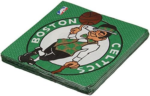 Boston Celtics Party Gambines - 6 1/2 x 6 1/2 de 16