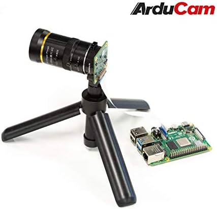 Arducam 8-50mm Lente de zoom de montagem C para câmera IMX477 Raspberry Pi HQ, com adaptador C-CS, lente de telescópio industrial