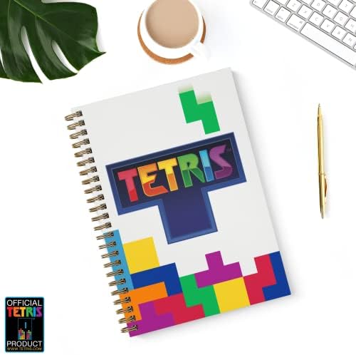 Tetris para fazer listar a lista de verificação de tarefas diária Caderno de gerenciamento de tempo de planejador por dia brilhante Day não datado Caso Spiral Organizer 8.25 x 6,25