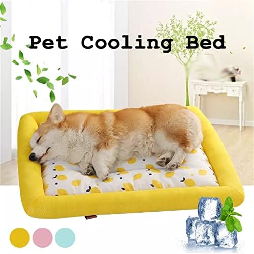 TJLSS Dog Pad Refrigendo almofada de verão cachorro Dormindo cachorro redondo cachorro Cama de cachorro de seda fria