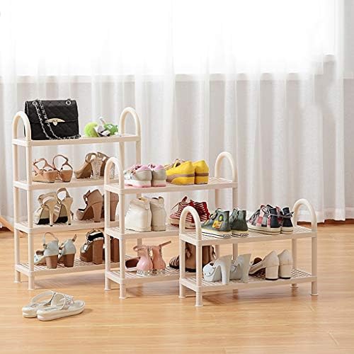 Hnhynsy Shoe Rack Rack de camada múltipla simples Rack de sapato econômico Rack de sapatos de plástico doméstico multifuncional,