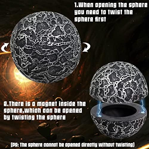 LED Power Stone Orb Magnetic Infinity Gems Stone Orb Ball