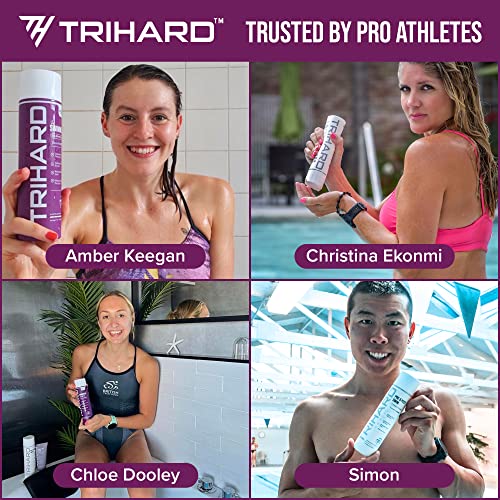 Trihard Swimmers Shampoo Extra Boost + Post e Post Swim Condicionador | Soluções de cloro e cabelo | Nadando dupla dupla