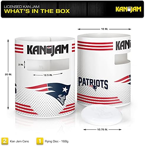 Kan Jam NFL New England Patriots Direct Print Disc Throting Game