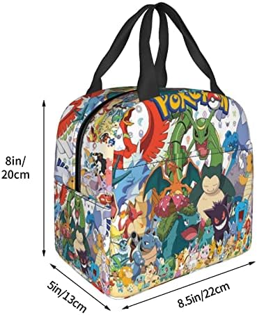 Louca Luch Box Reutilizável Lunch Tote Tote Saco para Mulheres Menina Lunchar