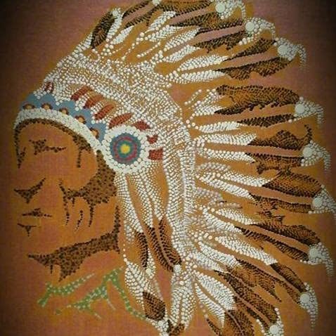 Chefe dos nativos americanos estênceis para pintar na tela melhor vinil grande cocar indígena Indiail estêncil estêncil