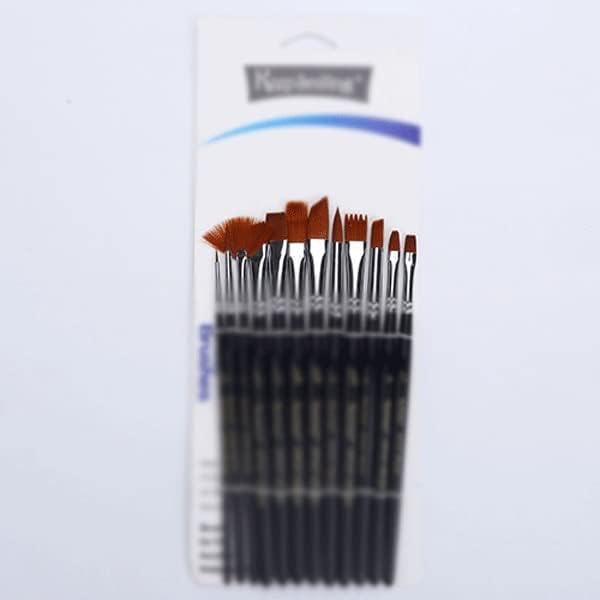 Definição de pincel yfwjd 12 ferramentas de pintura aquarela acrílica conjunto de caneta de caneta de caneta pincel da linha de gancho de gancho
