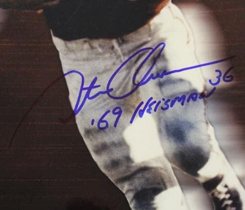 Oklahoma Sooners Heisman assinou 16x20 foto Owens Sims White JSA 36424 - Fotos autografadas da faculdade