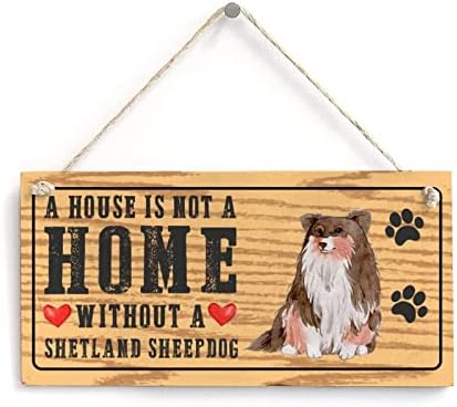 A amantes de cães Citações Sinal Shar Pei Uma casa não é uma casa sem um cachorro Funny Funny Wood Dog Sign Dog Memorial Placa