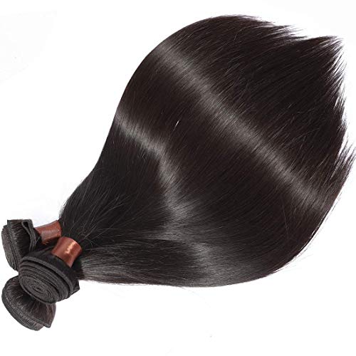 Cabelo de Blackmoon Hair Virgem Cabelo Humano Virgem Virgem Um pacote de 26 polegadas Extensão de tecedão de cabelo reto