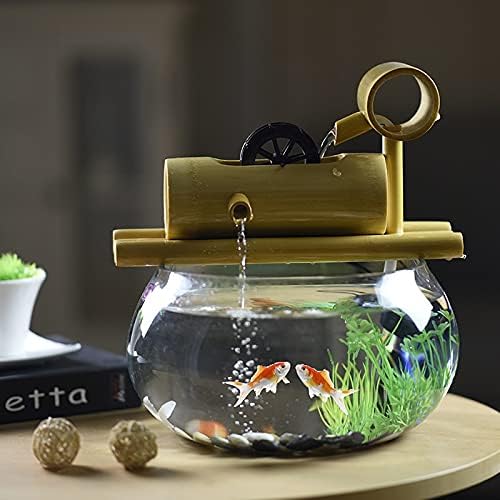 WSSBK Pequeno tanque de peixe de vidro