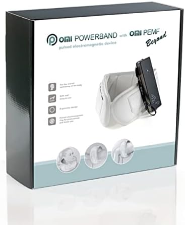 Omi além do pacote PowerBand e tapa avançada de corpo inteiro - terapia de campo magnético para cura natural, alívio da dor e