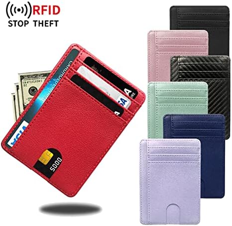 Bolsa de couro anti-roubo anti-roubo, bolsa de telefone celular pequena para mulheres, bolsa de couro de couro PU RFID PU