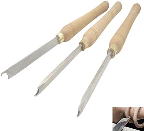 Malaxa Lianxiao - Turnando Torno de ferramentas, ferramenta de despedida de alça de madeira anel, ferramenta de