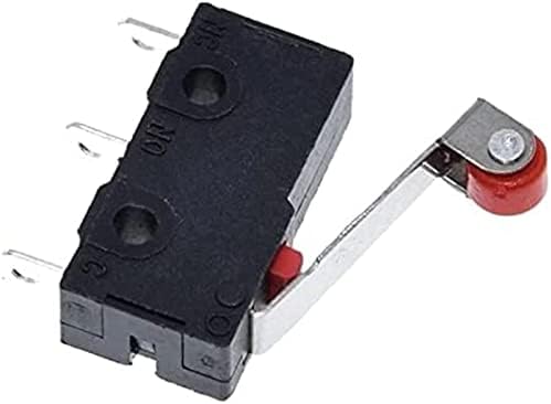 Berrysun Micro Switches 10pcs Micro roller braço de alavanca normalmente abre o interruptor limite de fechamento KW12-3 KW11-N