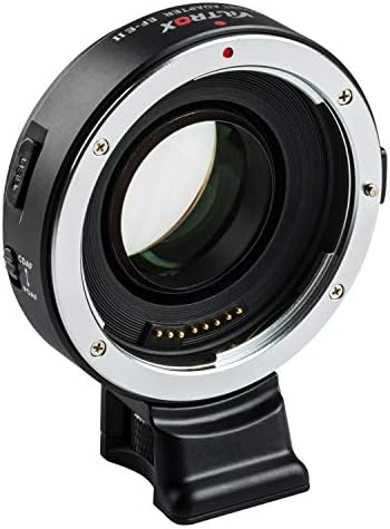 VILTROX EF-E II Foco automático Adaptador de lentes de impulsionador de velocidade de velocidade do redutor focal
