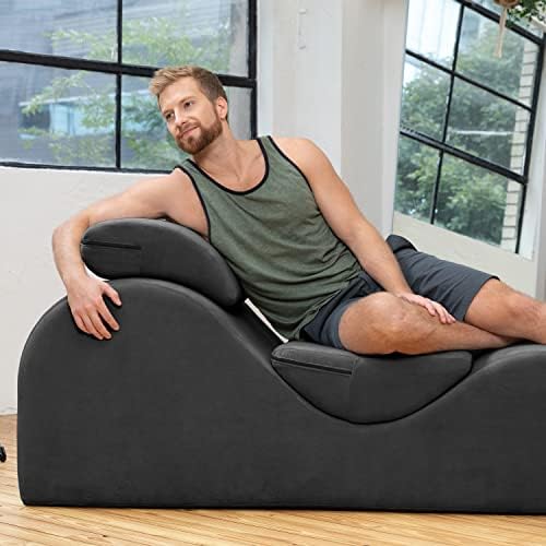 Avana Luvu espreguiçadeira - cadeira de lounge para ioga, exercício, massagem - espuma de alta densidade - feita