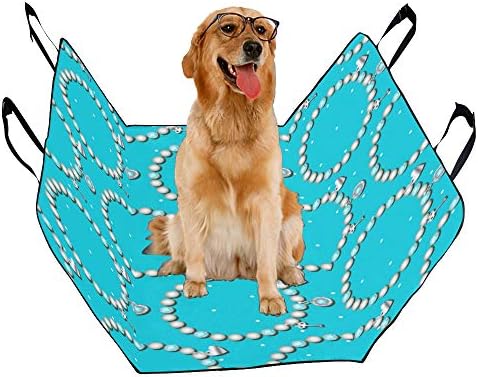 Enevotx Cachorro da capa do assento para cães Acessórios personalizados Design criativo Capas de assento de carro de impressão fresca