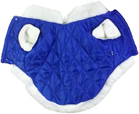 Traje de tang chinês zunea traje de ano novo para pequeno cachorrinho gato gato casaco de estimação neve malha de seda lã macia roupas de roupa quente azul l