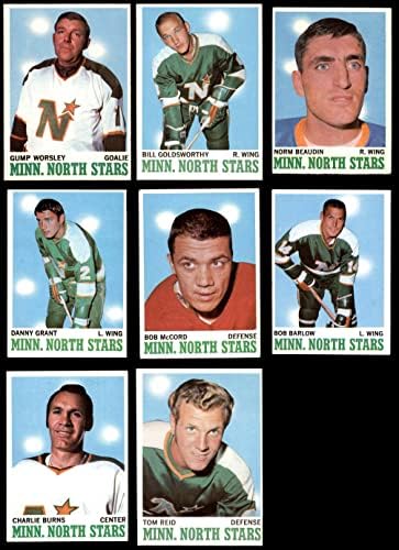 1970-71 Topps Minnesota North Stars Team Set Minnesota North Stars Ex North Stars