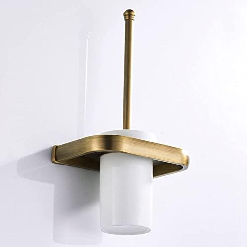 Acessórios para o banheiro Conjunto de pincel de vaso sanitário cerâmico - escova e suporte do vaso sanitário, fácil de montar,