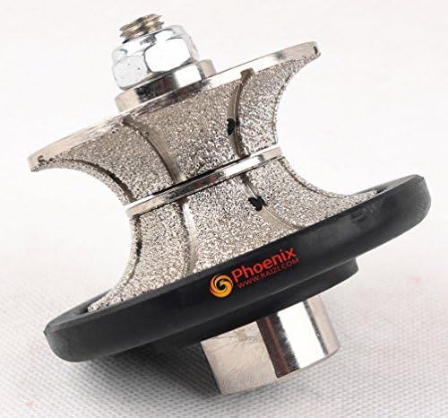 RAIZI V30 30mm Full Bullnose Diamond Hand Profiler/Router Bits com thread 5/8-11 para bancada de granito