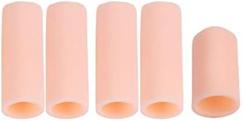 15 PCs Gel Berding de dedos, suporte de protetor de dedo, tubos de silicone Isolamento Fingerstall Mangas suportam luvas alívio da