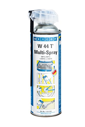 Weicon W 44 t Multispray 17 oz | O óleo multifuncional pode ser usado universalmente, rastejando óleo, spray inicial, removedor de ferrugem, spray de corrente | Indústria e família