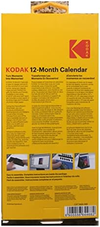 Calendário de 12 meses Kodak 4x6 Craft de impressora a jato de tinta