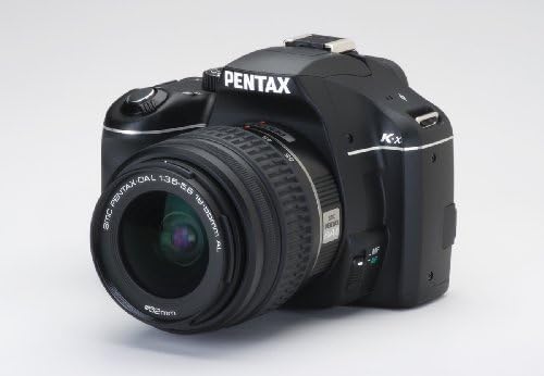 Pentax K-X Digital SLR com LCD de 2,7 polegadas e 18-55mm f/3,5-5.6 AL lente