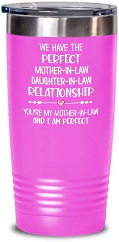 Sogra copo de uma nora perfeita Relacionamento engraçado Dia das mães aniversário de Natal Ideia para casamento para Mil Mom of Groom