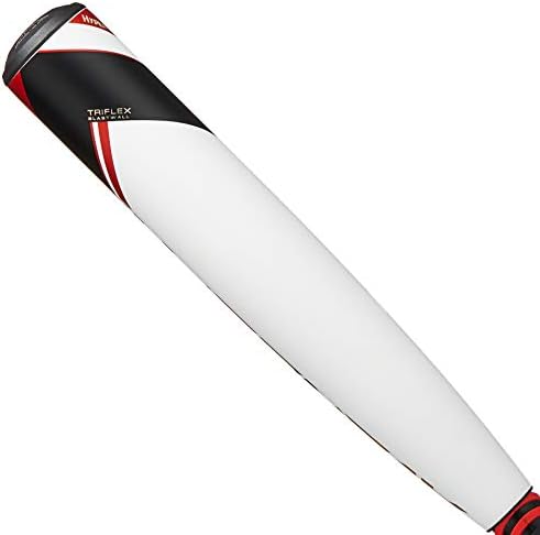 AX BAT 2022 AVENGE PRO USSSA BASTOBOL BAST, composto de 2 peças, branco/preto/vermelho