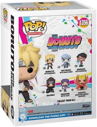 Funko Pop! Animação: Boruto: Naruto Next Generations - Boruto com Rasengan, brilho no escuro, exclusivo da