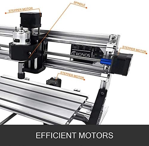 ZHJBD CNC 3018 Kit de roteador CNC 3 Máquina de roteador CNC CNC GRBL ER11 Haste de extensão de 5 mm PLÁSTICA PLÁSTICA PLÁTIC