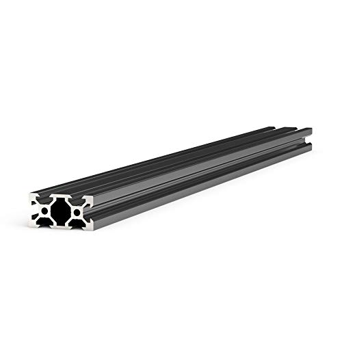 Feyrinx 6pcs 2040 Perfil de extrusão de alumínio European Padrão ANodizado Vilado linear do tipo preto V para impressora 3D,