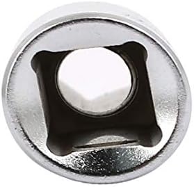 Novo Lon0167 3/8 de polegada de tração quadrada de 8 mm 6 mm 6 pontos de impacto profundo Tom de prata 2pcs (3/8-zoll-quadrado-drive-8mm-sechskant-6-punkt-depact-impact-buchse
