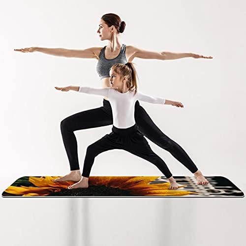 Siebzeh girassol floral premium grosso de ioga mato ecológico saúde e fitness non slip tapete para todos os tipos de yoga