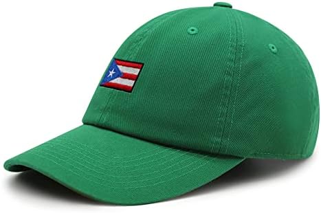 Bandeira JPAK de Porto Rico Premium Padure Hat Bordado Caspo de beisebol de algodão PR