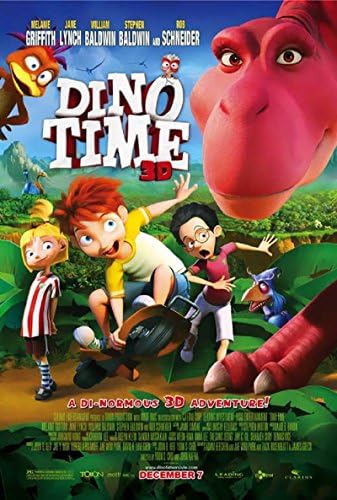 Dino Time 3D 2010 D/S Filme Poster 13.5x20