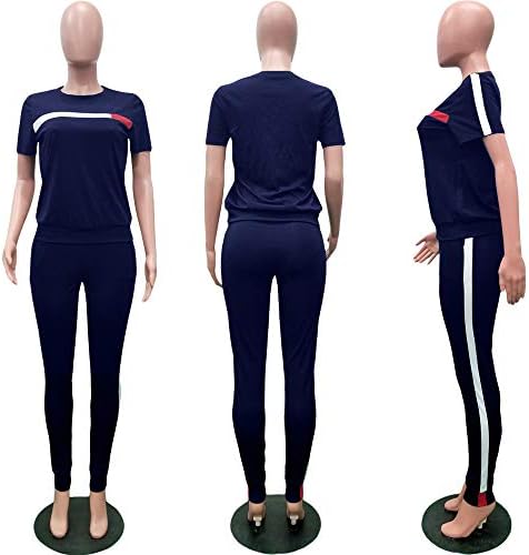Conjuntos de treino Remxi para mulheres 2 peças Suor de jogging Suits Duas peças Roupas de molho de moletom