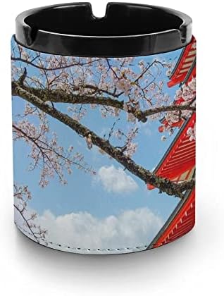 Cherry Blossom Mount Fuji Cinzel de couro redondo Chefette Cinhet Bande