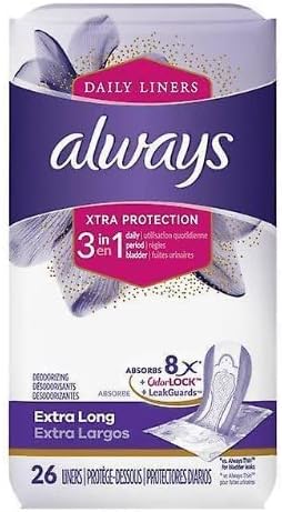 Sempre XTRA Protection 3 em 1 diariamente revestimentos
